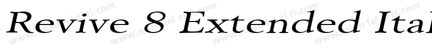 Revive 8 Extended Italic字体转换